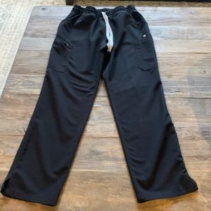 Figs black yola scrub pants size medium